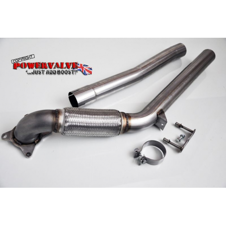 BCS Downpipe With Cat Delete And Link Pipe To Fit OEM System - Audi S3 8P inc Sportback